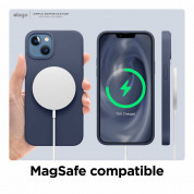 Elago Soft Silicone Case - силиконов (TPU) калъф за iPhone 13, iPhone 14 (тъмносин) 7