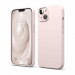 Elago Soft Silicone Case - силиконов (TPU) калъф за iPhone 13, iPhone 14 (светлорозов) 1