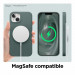 Elago Soft Silicone Case - силиконов (TPU) калъф за iPhone 13, iPhone 14 (тъмнозелен) 8