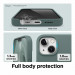 Elago Soft Silicone Case - силиконов (TPU) калъф за iPhone 13, iPhone 14 (тъмнозелен) 5