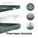 Elago Soft Silicone Case - силиконов (TPU) калъф за iPhone 13, iPhone 14 (тъмнозелен) 4