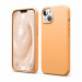Elago Soft Silicone Case - силиконов (TPU) калъф за iPhone 13 (оранжев) 1