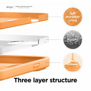 Elago Soft Silicone Case for iPhone 13 (orange) 3