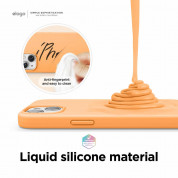 Elago Soft Silicone Case for iPhone 13 (orange) 2