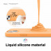 Elago Soft Silicone Case - силиконов (TPU) калъф за iPhone 13 (оранжев) 3