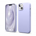 Elago Soft Silicone Case - силиконов (TPU) калъф за iPhone 13 (лилав) 1
