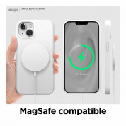 Elago Soft Silicone Case - силиконов (TPU) калъф за iPhone 13 (бял) 6