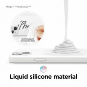 Elago Soft Silicone Case - силиконов (TPU) калъф за iPhone 13 (бял) 2