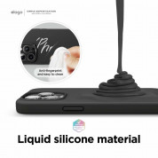 Elago Soft Silicone Case - силиконов (TPU) калъф за iPhone 13 Pro (черен) 2