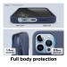 Elago Soft Silicone Case - силиконов (TPU) калъф за iPhone 13 Pro (тъмносин) 5