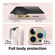 Elago Soft Silicone Case - силиконов (TPU) калъф за iPhone 13 Pro (светлорозов) 4