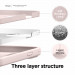 Elago Soft Silicone Case - силиконов (TPU) калъф за iPhone 13 Pro (светлорозов) 4