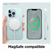 Elago Soft Silicone Case - силиконов (TPU) калъф за iPhone 13 Pro (зелен) 7