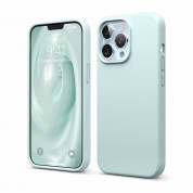 Elago Soft Silicone Case - силиконов (TPU) калъф за iPhone 13 Pro (зелен)