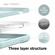 Elago Soft Silicone Case - силиконов (TPU) калъф за iPhone 13 Pro (зелен) 3