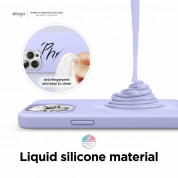 Elago Soft Silicone Case - силиконов (TPU) калъф за iPhone 13 Pro (лилав) 2