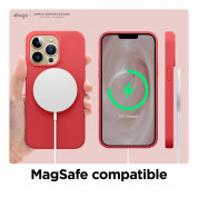 Elago Soft Silicone Case - силиконов (TPU) калъф за iPhone 13 Pro (червен) 7