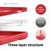 Elago Soft Silicone Case - силиконов (TPU) калъф за iPhone 13 Pro (червен) 4