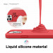 Elago Soft Silicone Case - силиконов (TPU) калъф за iPhone 13 Pro (червен) 3