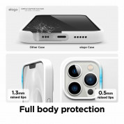 Elago Soft Silicone Case - силиконов (TPU) калъф за iPhone 13 Pro (бял) 4