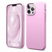 Elago Soft Silicone Case - силиконов (TPU) калъф за iPhone 13 Pro Max (розов)