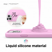 Elago Soft Silicone Case - силиконов (TPU) калъф за iPhone 13 Pro Max (розов) 2