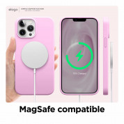 Elago Soft Silicone Case - силиконов (TPU) калъф за iPhone 13 Pro Max (розов) 7