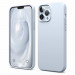 Elago Soft Silicone Case - силиконов (TPU) калъф за iPhone 13 Pro Max (светлосин) 1