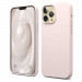 Elago Soft Silicone Case - силиконов (TPU) калъф за iPhone 13 Pro Max (светлорозов) 1