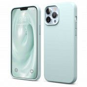 Elago Soft Silicone Case - силиконов (TPU) калъф за iPhone 13 Pro Max (зелен)