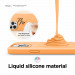 Elago Soft Silicone Case - силиконов (TPU) калъф за iPhone 13 Pro Max (оранжев) 3