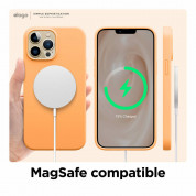 Elago Soft Silicone Case - силиконов (TPU) калъф за iPhone 13 Pro Max (оранжев) 7