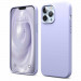 Elago Soft Silicone Case - силиконов (TPU) калъф за iPhone 13 Pro Max (лилав) 1