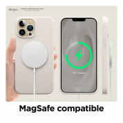 Elago Soft Silicone Case - силиконов (TPU) калъф за iPhone 13 Pro Max (бежов) 7