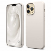 Elago Soft Silicone Case - силиконов (TPU) калъф за iPhone 13 Pro Max (бежов)