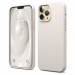 Elago Soft Silicone Case - силиконов (TPU) калъф за iPhone 13 Pro Max (бежов) 1
