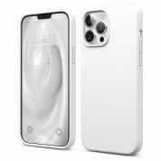 Elago Soft Silicone Case - силиконов (TPU) калъф за iPhone 13 Pro Max (бял)