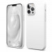 Elago Soft Silicone Case - силиконов (TPU) калъф за iPhone 13 Pro Max (бял) 1