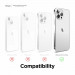 Elago Soft Silicone Case - силиконов (TPU) калъф за iPhone 13 Pro Max (бял) 6