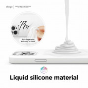 Elago Soft Silicone Case - силиконов (TPU) калъф за iPhone 13 Pro Max (бял) 2