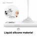 Elago Soft Silicone Case - силиконов (TPU) калъф за iPhone 13 Pro Max (бял) 3