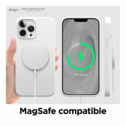 Elago Soft Silicone Case - силиконов (TPU) калъф за iPhone 13 Pro Max (бял) 7