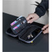 Baseus Lets Go Hermit Shockproof Storage Bag - твърд органайзер за телефон, захранване, кабели, слушалки и други аксесоари (черен) 8