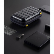 Baseus Lets Go Hermit Shockproof Storage Bag - твърд органайзер за телефон, захранване, кабели, слушалки и други аксесоари (черен) 6