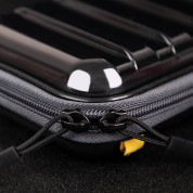 Baseus Lets Go Hermit Shockproof Storage Bag - твърд органайзер за телефон, захранване, кабели, слушалки и други аксесоари (черен) 10