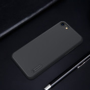 Nillkin Super Frosted Shield Kickstand Case - поликарбонатов кейс с поставка за iPhone SE (2020), iPhone 8, iPhone 7 (черен) 14