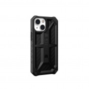 Urban Armor Gear Monarch Case - удароустойчив хибриден кейс за iPhone 13 mini (черен-карбон) 2