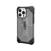 Urban Armor Gear Plasma - удароустойчив хибриден кейс за iPhone 13 Pro (черен-прозрачен) 1
