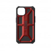 Urban Armor Gear Monarch Case - удароустойчив хибриден кейс за iPhone 13 (червен) 4