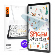 Spigen Paper Touch Screen Protector 2 Pack - 2 броя качествени защитни покрития (подходящи за рисуване) за дисплея на iPad Pro 12.9 M2 (2022) iPad Pro 12.9 M1 (2021), iPad Pro 12.9 (2020), iPad Pro 12.9 (2018) (прозрачен)